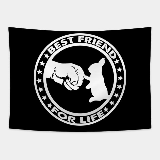 rabbit-bunny best friend for life Tapestry by youki