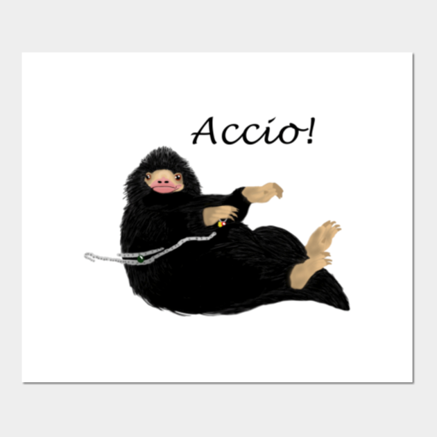 Accio Niffler Harry Potter Posters And Art Prints Teepublic