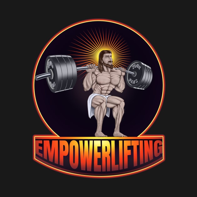 Empowerlifting Jesus by Freakquencys