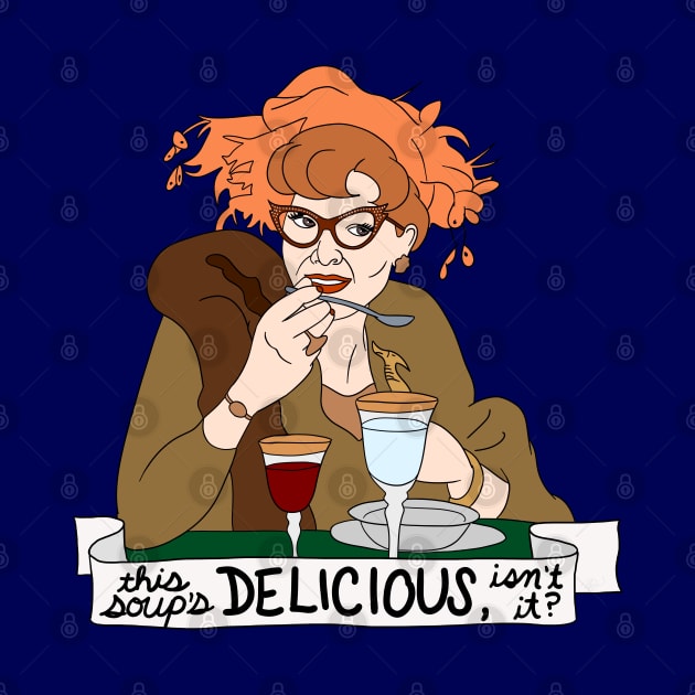 Mrs Peacock Loves The Soup by thecompassrose