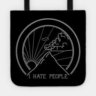 I HATE PEOPLE Tote