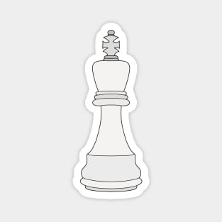 King Chess Magnet