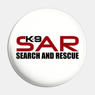 K-9 Search and Rescue Pin