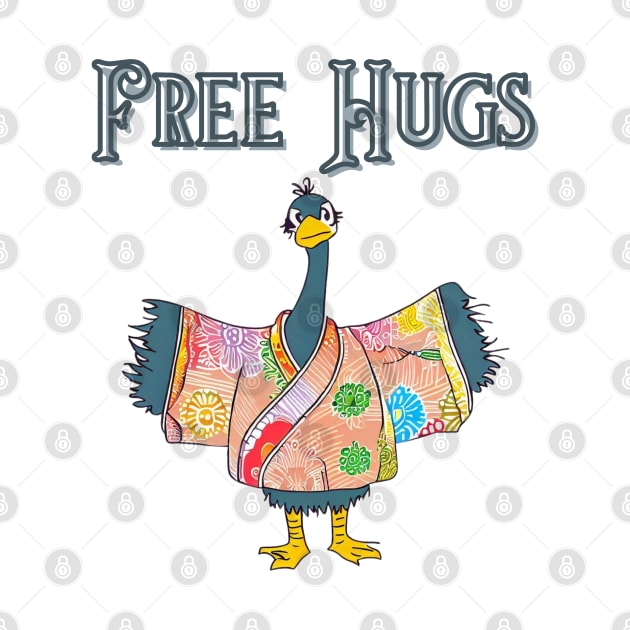 Free hugs emu by Japanese Fever