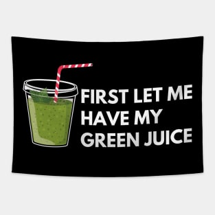 Vegan Green juice Tapestry