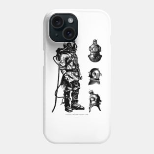 Vintage Deep Sea Diver Phone Case