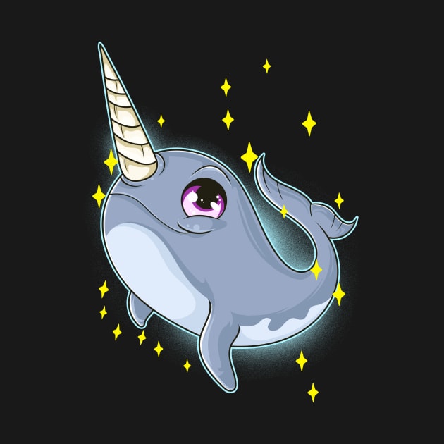 Cute & Funny Narwhal Unicorn Of The Sea by theperfectpresents