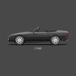 944 Cabriolet Black T-Shirt