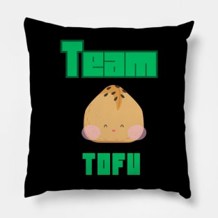 Team Tofu Funny Vegetarian Quote Pillow