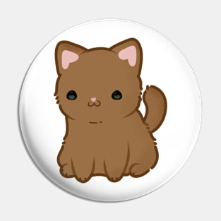 Cute Choco Cat Pin