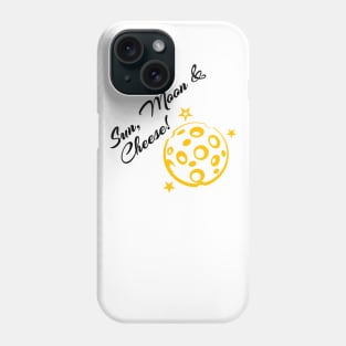 sun, moon and cheese Phone Case