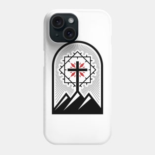 Cross of Jesus Christ on Mount Golgotha. Phone Case