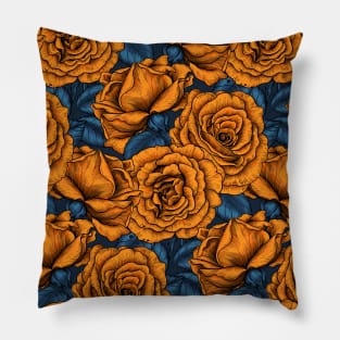 Orange roses Pillow