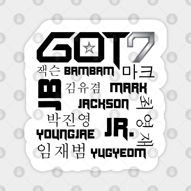 GOT7 Magnet by EkariBlu