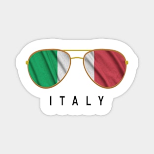 Italy Sunglasses, Italy Flag, Italy gift , Italian Magnet