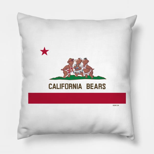 California Bears - Country Bear Vacation Hoedown - WDWNT.com Pillow by magicskyway