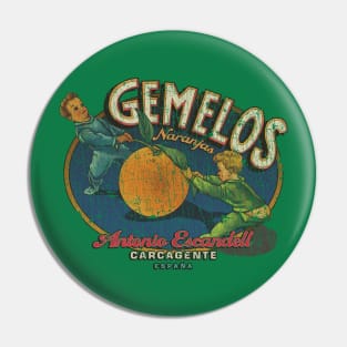 Gemelos Naranjas Carcagente 1935 Pin