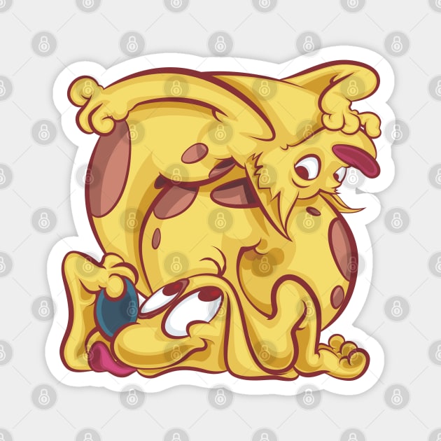 catdog Magnet by majanation
