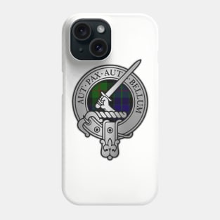 Clan Gunn Crest & Tartan - Latin Phone Case