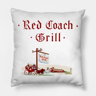 Red Coach Grill Pillow