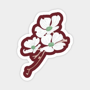 Dogwood Blooms Magnet