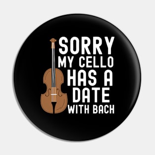 Cellist Quote Pin