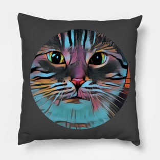 Fun mycat, revolution for cats Pillow