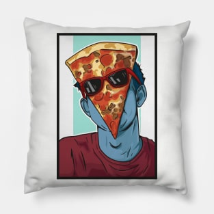 Pizza face Pillow