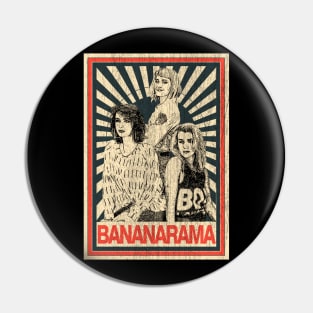 Vintage Poster Bananarama 80s Pin