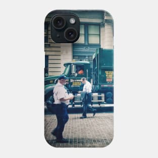 Green Truck, Financial District, Manhattan, NYC Phone Case