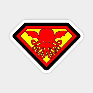 Cthulhu Superhero Logo Magnet