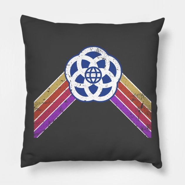 Epcot Center - Faded Glory Pillow by Bt519