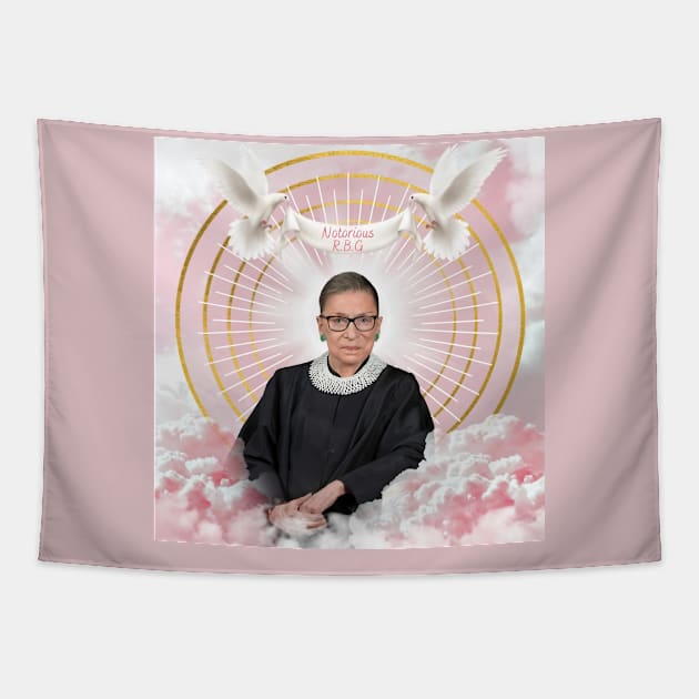 Notorious RBG Tapestry by bebekbobok