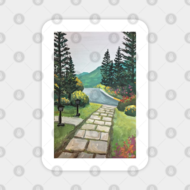 Stone Path Magnet by emmawtj