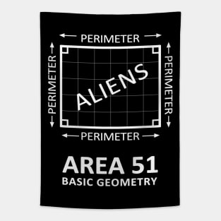 Area 51 Basic Geometry Tapestry