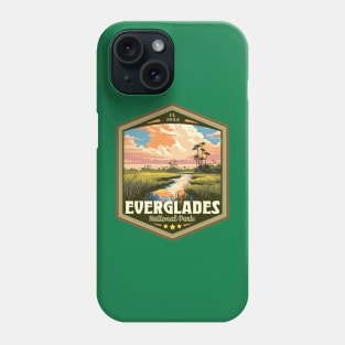 Everglades National Park Vintage WPA Style National Parks Art Phone Case