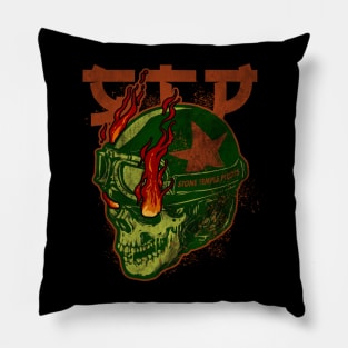 Stone temple pilots band merch - skull design Pillow