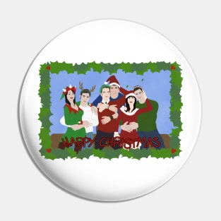 Christmas team Pin