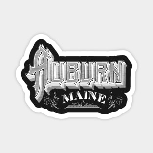 Vintage Auburn, ME Magnet