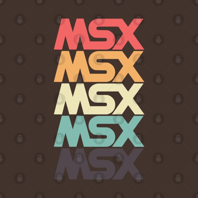 MSX Logo - Vintage Retro Computer by Issho Ni