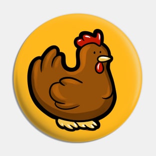 Cute Chicken Pin