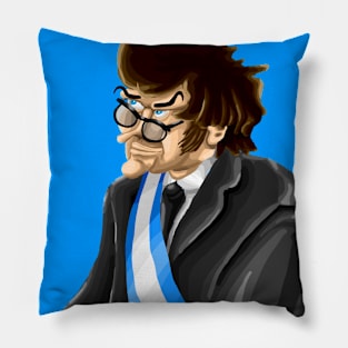 Javier Milei with the Argentine presidential band VERSION HD Pillow