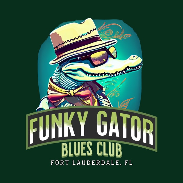 Funky Gator Blues Club by LarryNaderPhoto