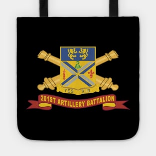 201st Field Artillery Battalion - DUI w Br - Ribbon X 300 Tote