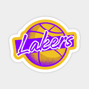 Basketball Lakers Magnet