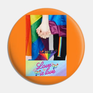 Genderless love Pin