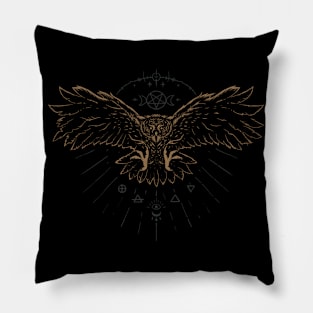 Night hunter Pillow