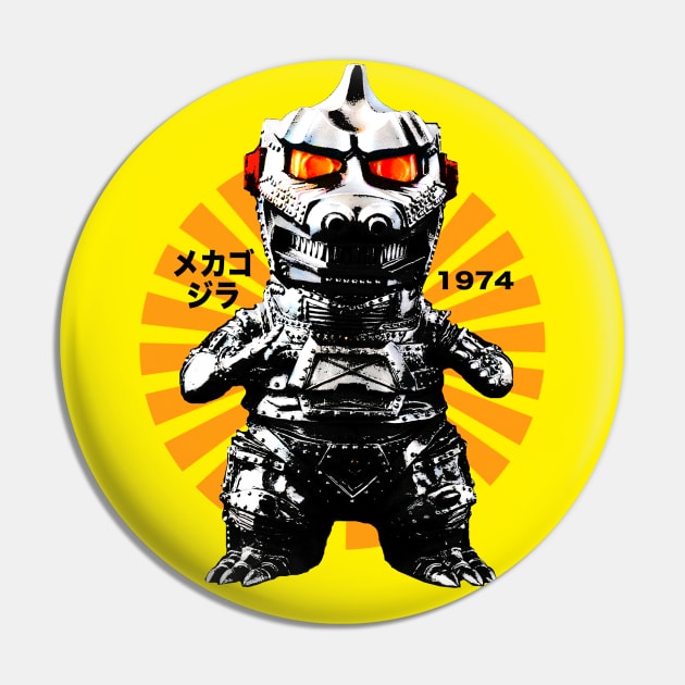 Mechagodzilla Chibi Exclusive Pin by Pop Fan Shop