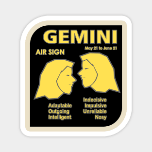 Zodiac Gemini Magnet