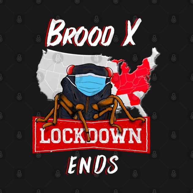 Brood X Cicada Eastern Emergence Lockdown End by ScienceNStuffStudio